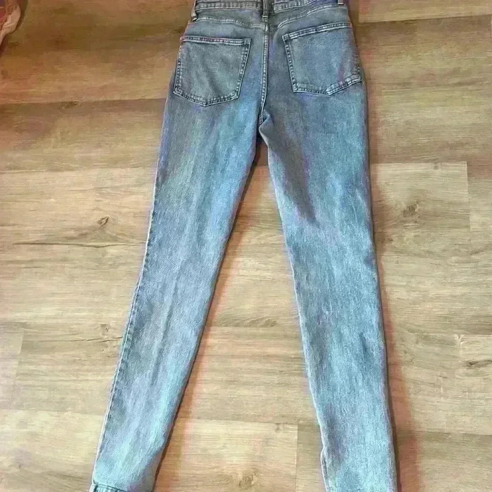 WEWOREWHAT Stiletto Slit Skinny Jeans sz 28 - Picture 8 of 12